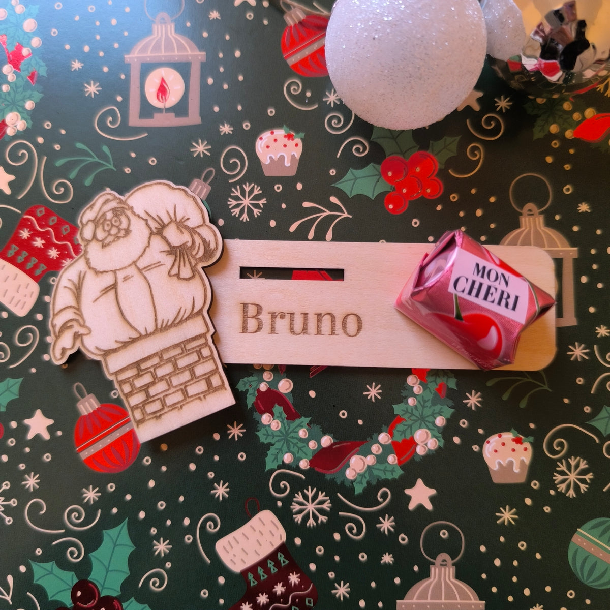 Marque place - Père Noël & chocolat