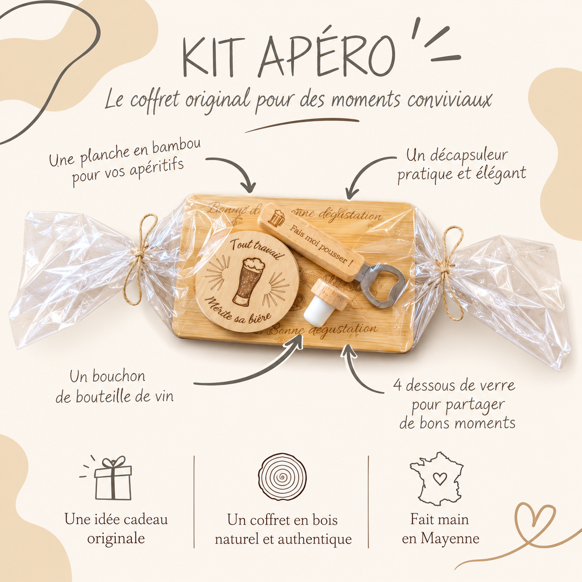 Coffret apéro original