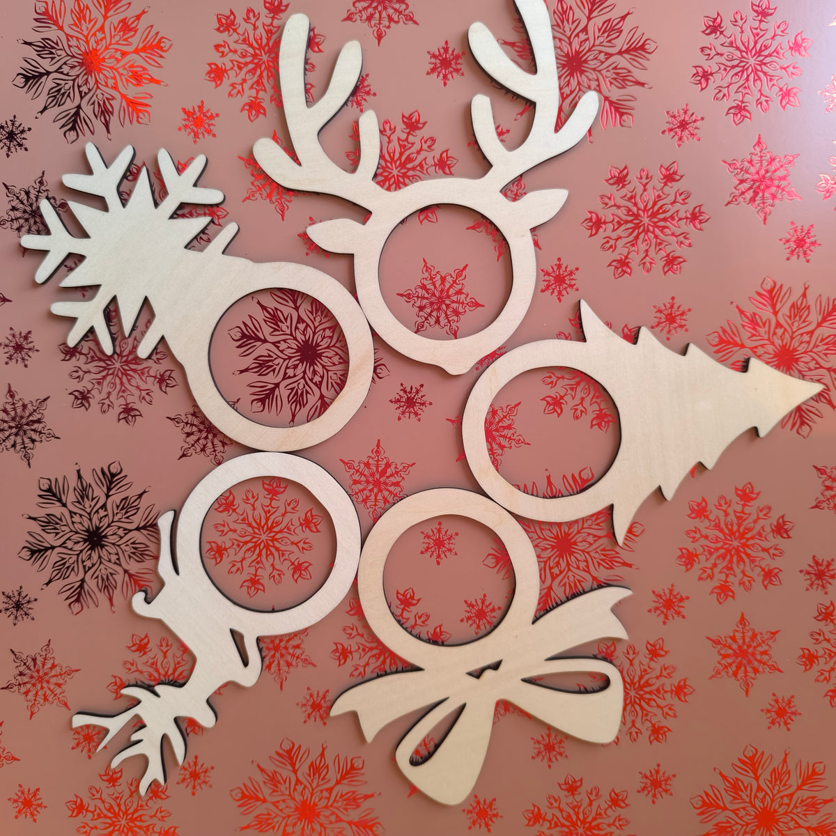 Rond de serviette de noël