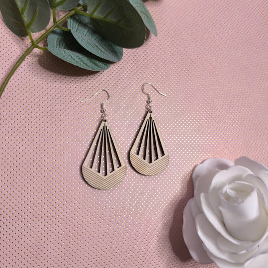 Boucles d'oreilles - Lignes solaires