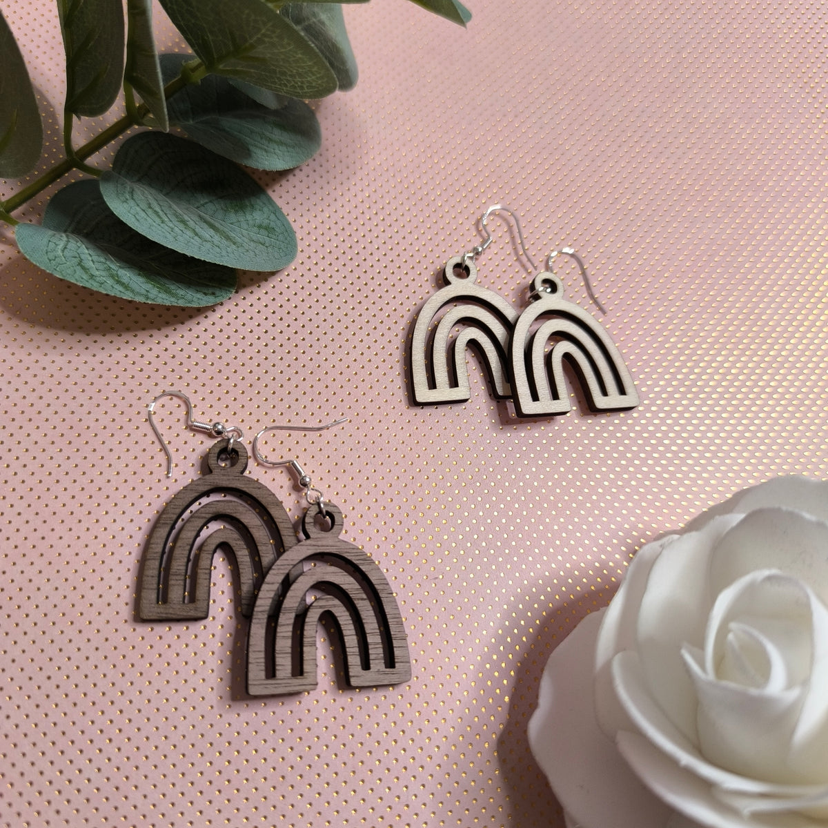 Boucles d'oreilles - Arc-en-ciel