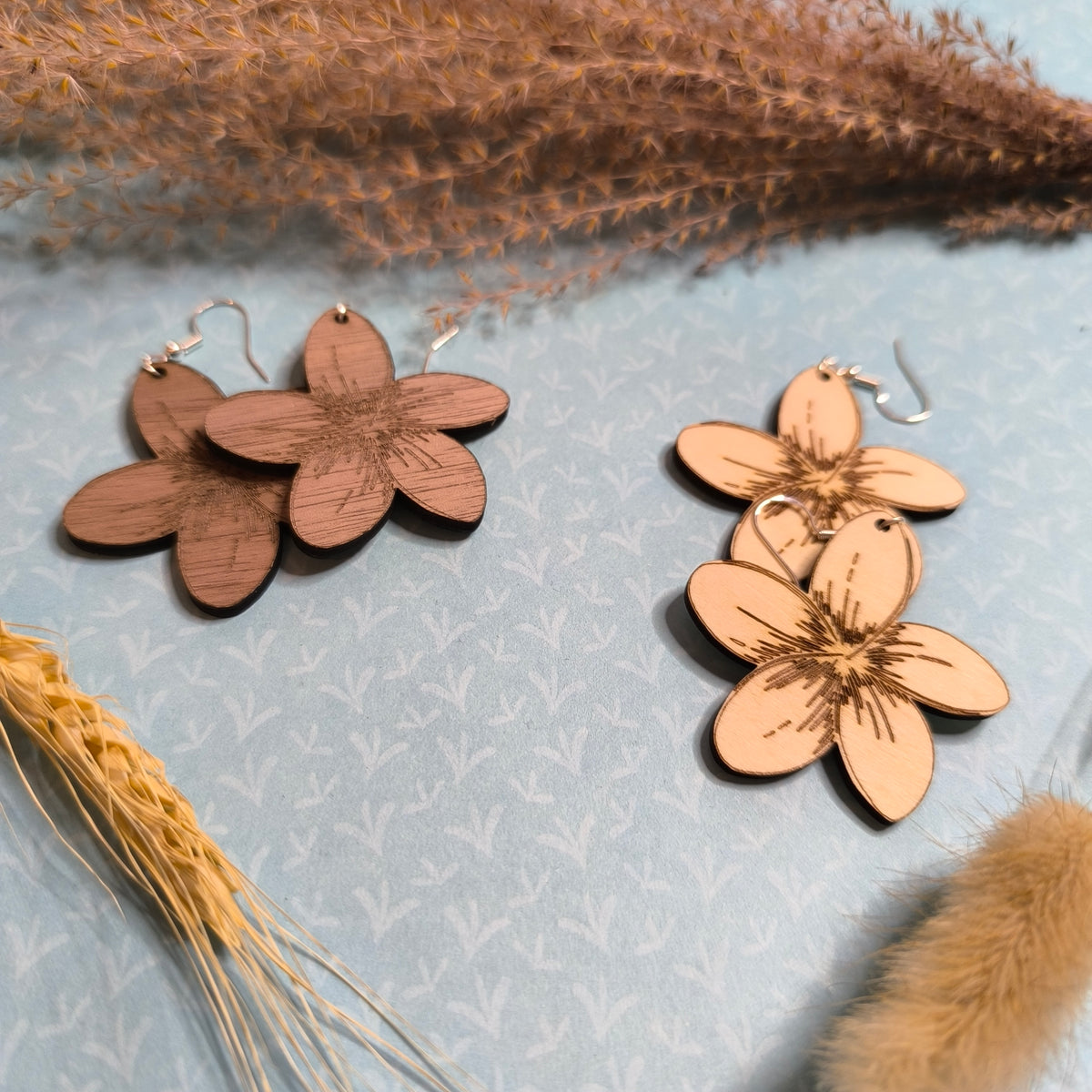 Boucles d'oreilles - Fleur de Monoï